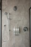 Large walk-in glass shower